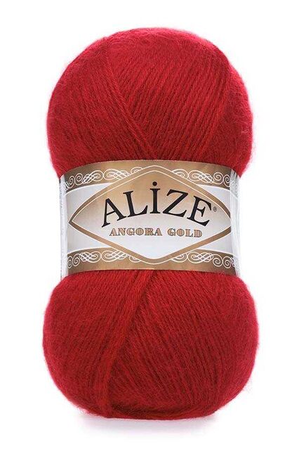 Alize Angora Gold Örgü İpi 106 Kırmızı