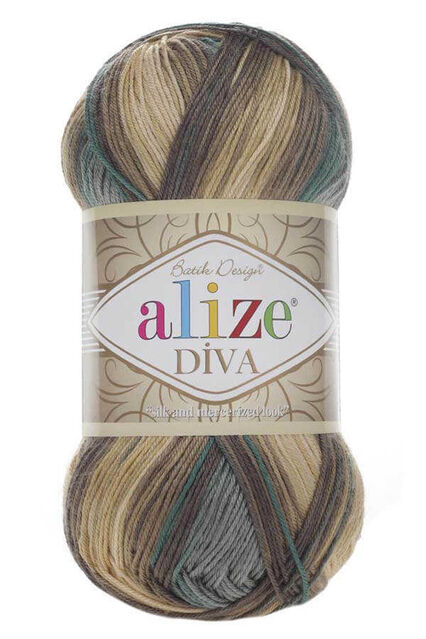 Alize Diva Batik El Örgü İpliği 3307