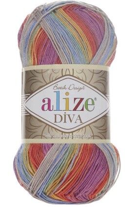 Alize Diva Batik El Örgü İpliği 3242