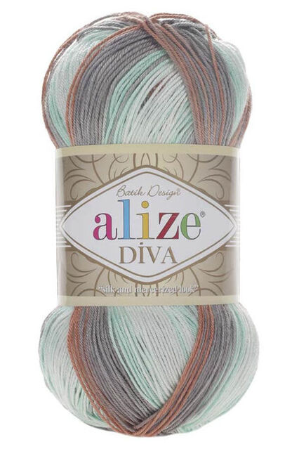 Alize Diva Batik El Örgü İpliği 5550