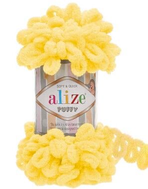 Alize Puffy 216 Koyu Sarı