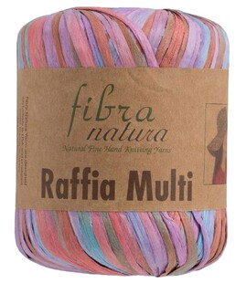 Fibra Natura Raffia Multi Ebruli Rafya İp 117-10 - Thumbnail