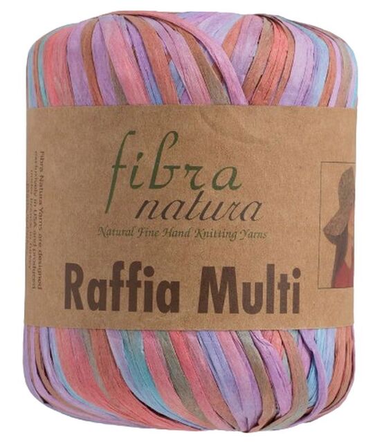 Fibra Natura Raffia Multi Ebruli Rafya İp 117-10