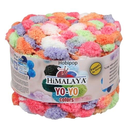 Himalaya Yo-yo Colors 82002 Ebruli Ponpon İp