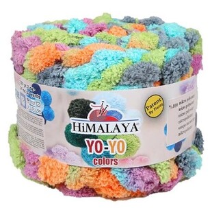 Himalaya Yo-yo Colors 82004 Ebruli Ponpon İp - Thumbnail