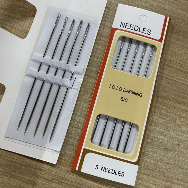 Needles No:5/0 Yorgan İğnesi 5 li