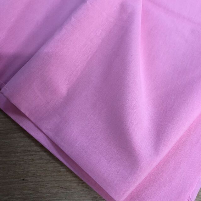 Pembe Poplin Pamuklu Kumaş Astarlık 50x120 cm