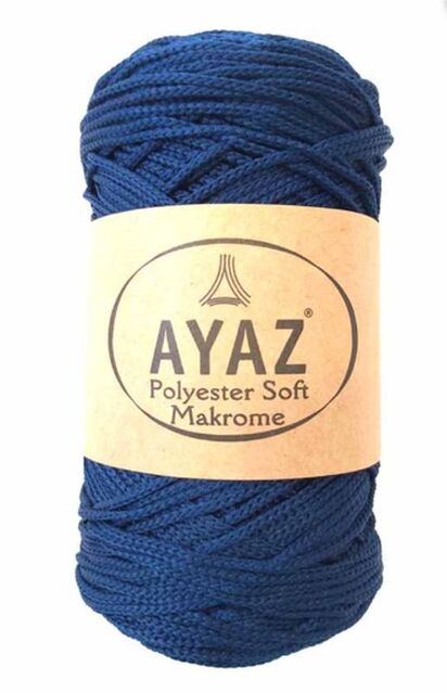 Polyester Soft Makrome İpi 250 Gram 1148 Lacivert