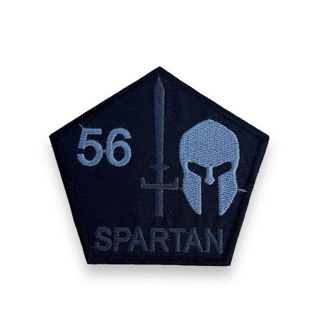 Ütüyle Yapışan Arma Spartan 56 Gri