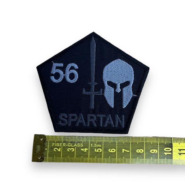 Ütüyle Yapışan Arma Spartan 56 Gri