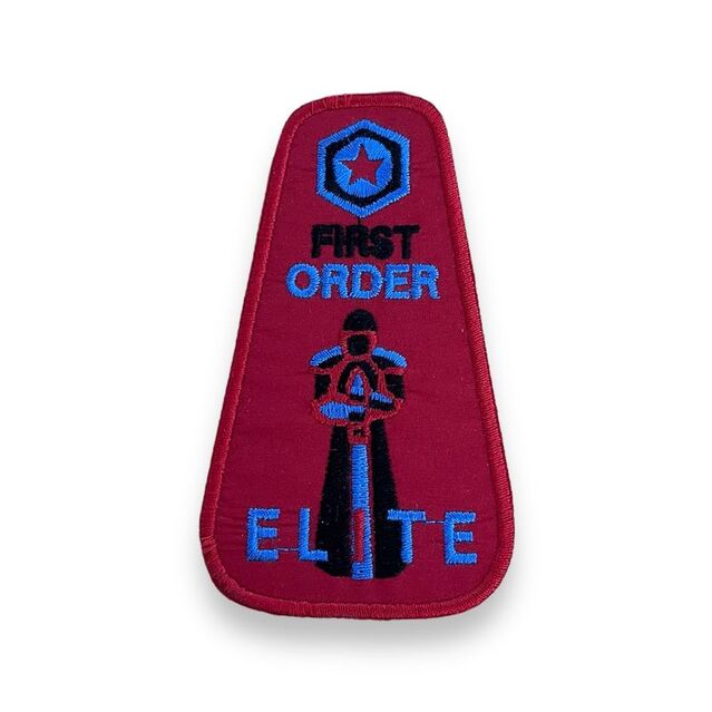 Ütüyle Yapışan Yama Arma Kırmızı First Order Elite