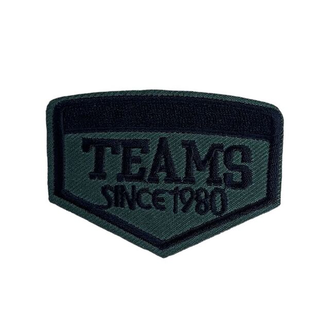 Ütüyle Yapışan Yama Arma Yeşil Teams